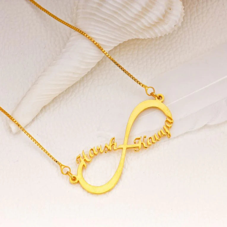 Personalized Infinity Necklace