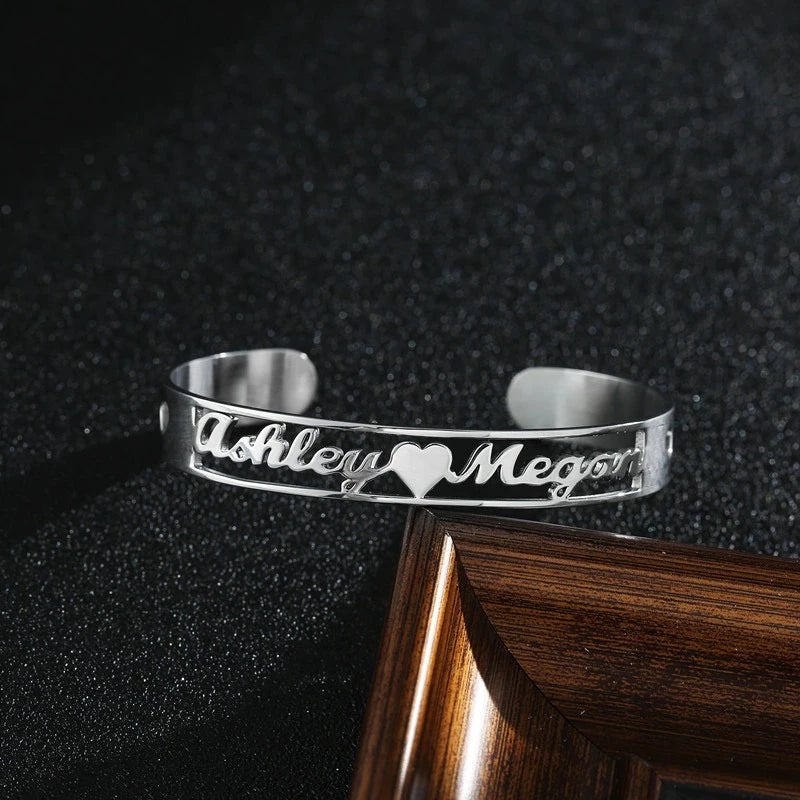 Custom Engraved Name Bracelet