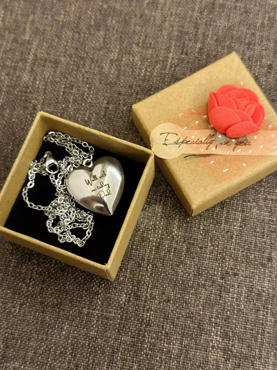 Personalized Gift Heart Necklace with Picture