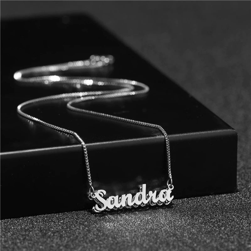 DIY Personalized Double-Sided Name Necklace