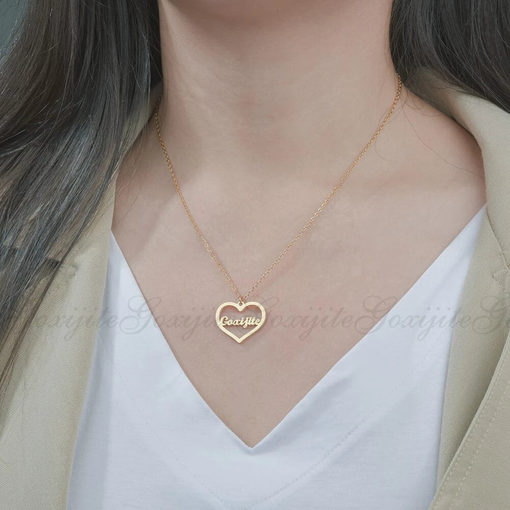 Heartfelt Name Charm Necklace