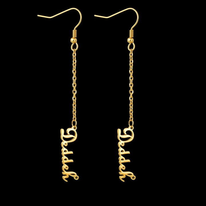 Desire Name Earrings