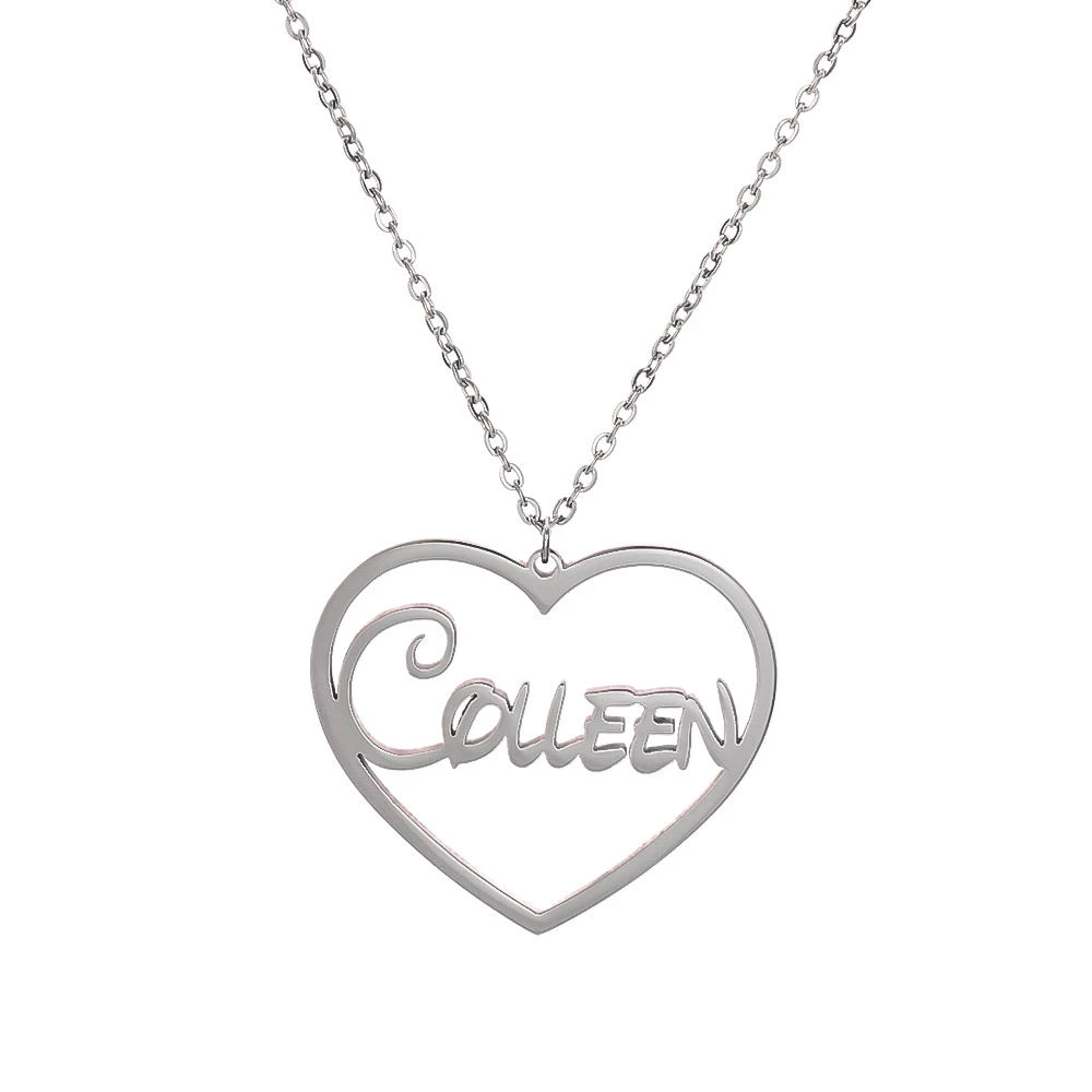 Heartfelt Name Charm Necklace