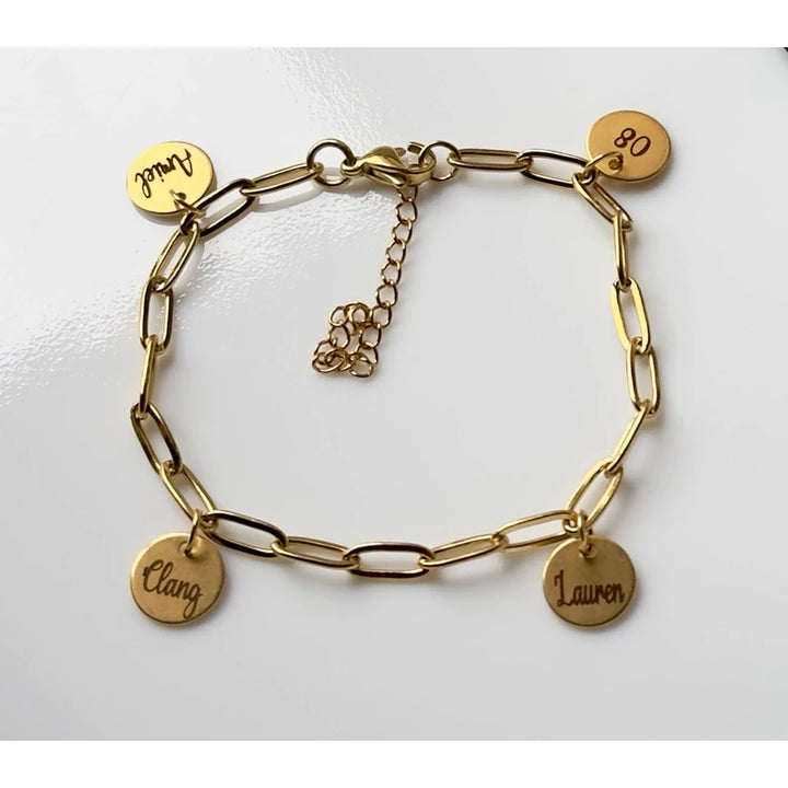 Personalized Drop Name Bracelet