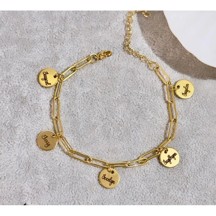 Personalized Drop Name Bracelet