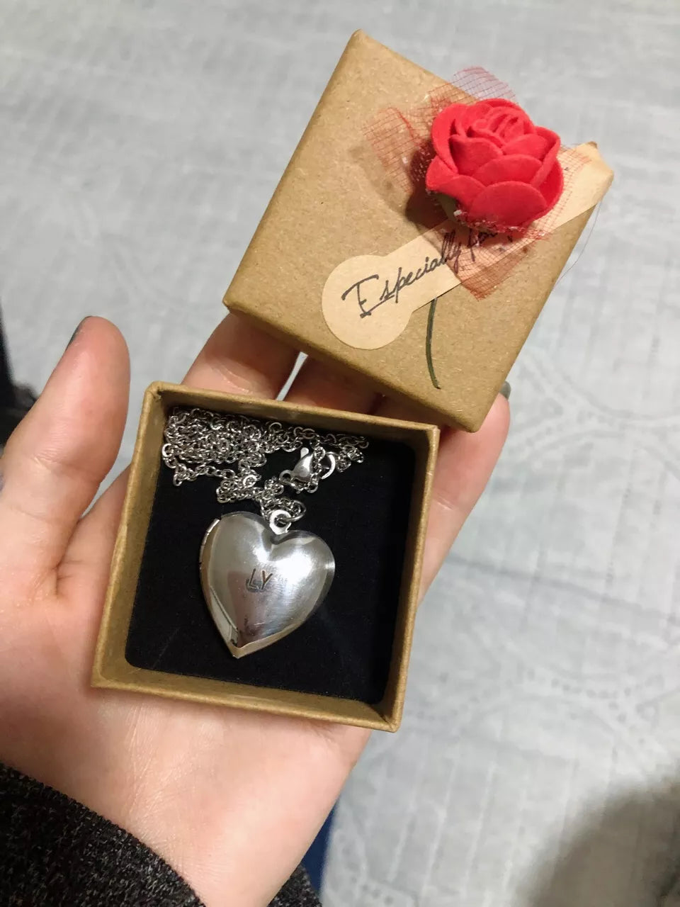 Personalized Gift Heart Necklace with Picture