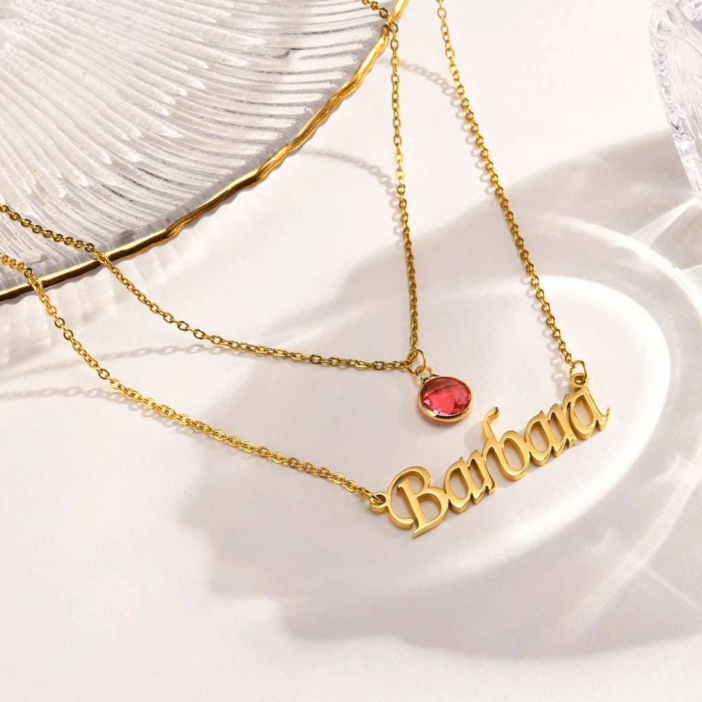 Personalized Birthstone Necklace